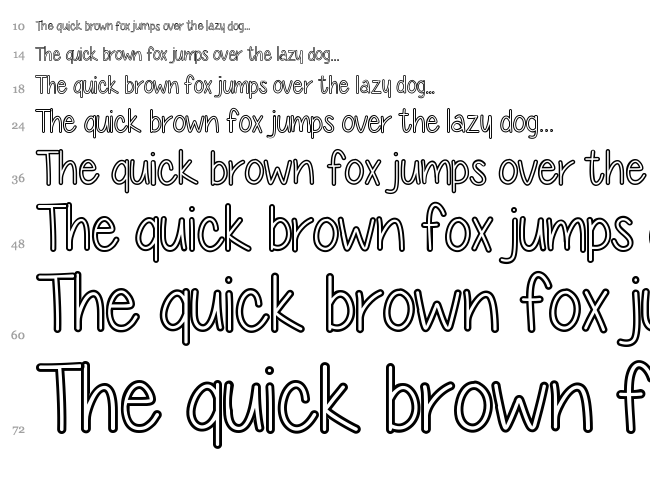 Diamond Girl font waterfall